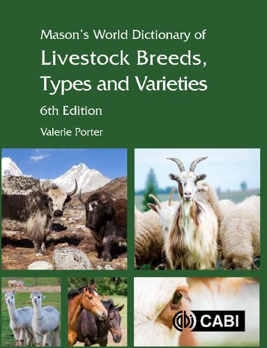 Mason's World Dictionary of Livestock Breeds, Types and Varieties