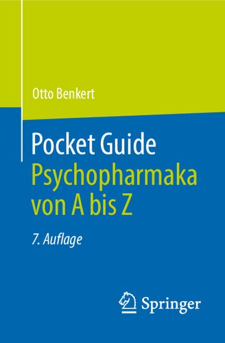 Pocket Guide Psychopharmaka von A bis Z (German Edition)