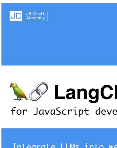 LangChain for JavaScript Developers