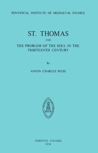 St. Thomas and Problem of Soul in 13th Century