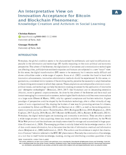 Encyclopedia of Information Science and Technology