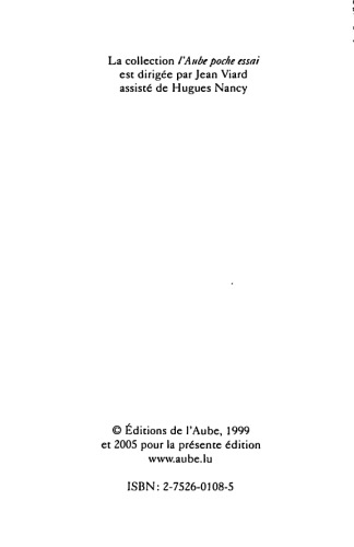 Sur parole: instantanés philosophiques