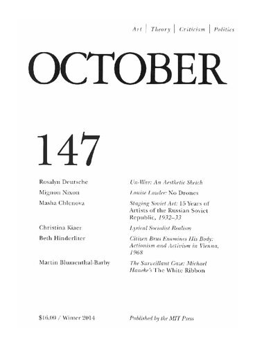 October Vol. 147, Winter 2014