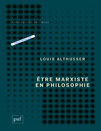 Être marxiste en philosophie