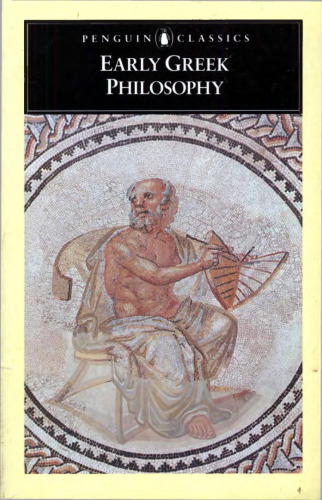Early greek philosophy