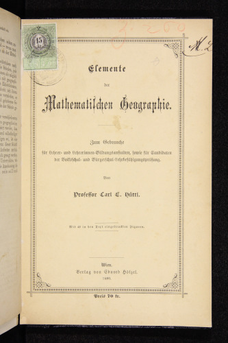 Elemente der Mathematischen Geographie