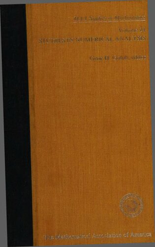 Studies in Numerical Analysis