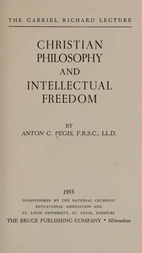 Christian Philosophy and Intellectual Freedom