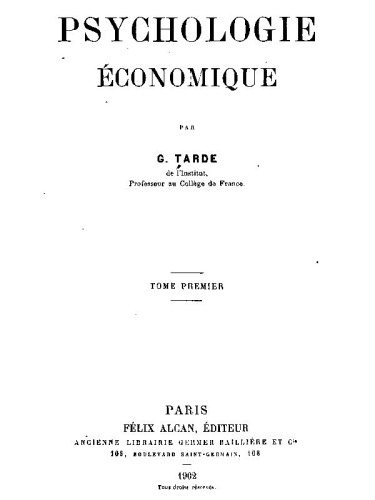 Psychologie économique