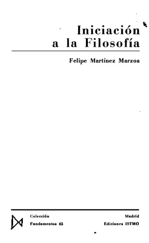 Iniciación a la filosofía