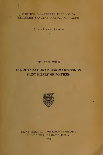 The divinization of man according to Saint Hilary