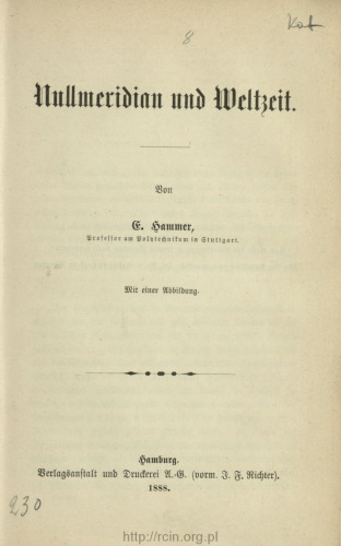 Nullmeridian und Weltzeit