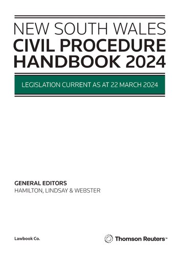 NSW Civil Procedure Handbook 2024