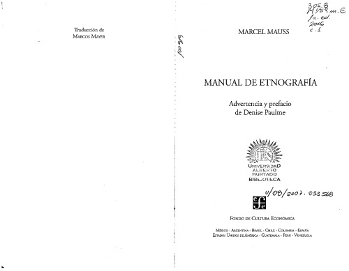 Manual de etnografía