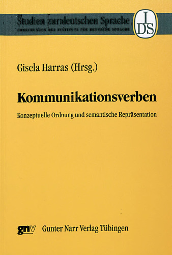 Kommunikationsverben: Konzeptuelle Ordnung und semantische Repräsentation