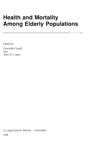 Health and Mortality Among Elderly Populations