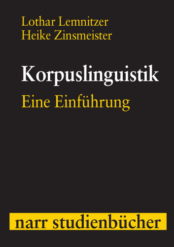 Korpuslinguistik: Eine Einführung