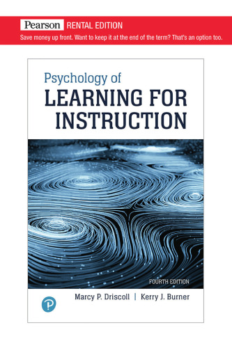Psychology of Learning For Instruction, 4th Edition