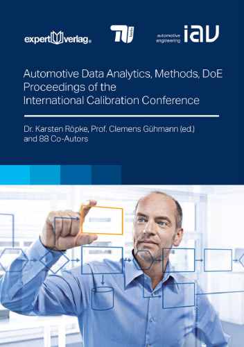 Automotive Data Analytics, Methods and Design of Experiments (DoE): Proceedings of the International Calibration Conference