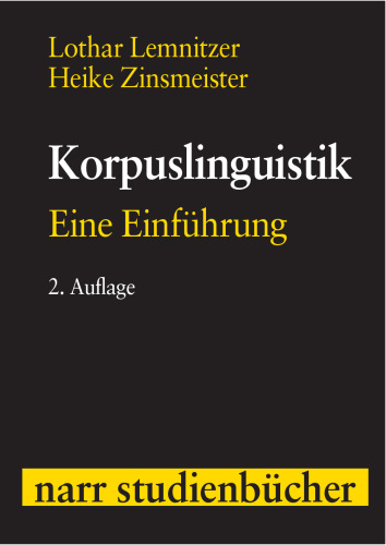 Korpuslinguistik: Eine Einführung