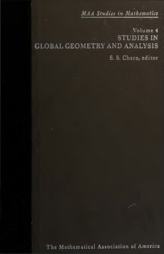 Studies in Global Geometry and Analysis