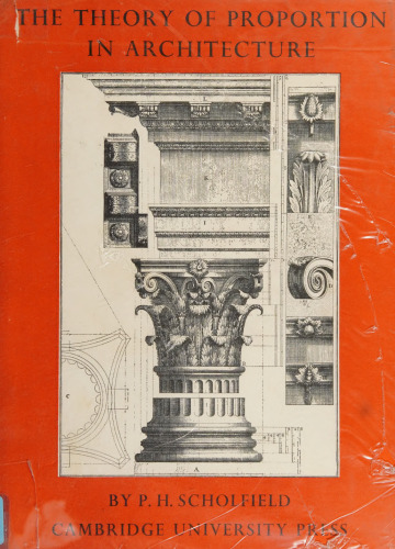 The theory of proportion in architecture