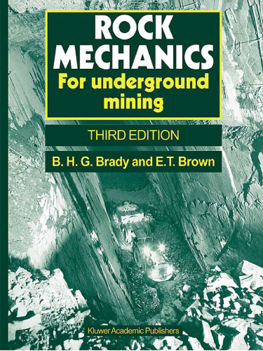 Rock Mechanics - For Underground Mining, 3ed