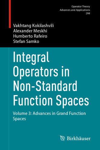 Integral Operators in Non-Standard Function Spaces: Volume 3: Advances in Grand Function Spaces (Operator Theory: Advances and Applications, 298)
