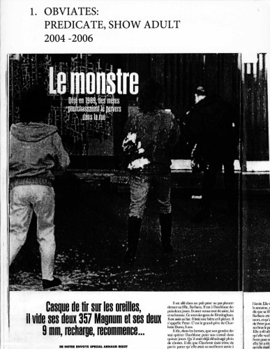 1. Obviates: Predicate, Show Adult (2004-2006)