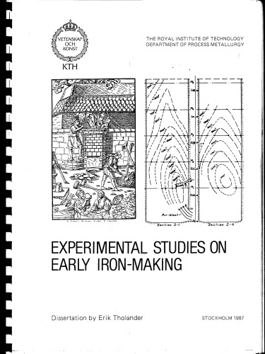 Experimental Studies on Early Iron-Making
