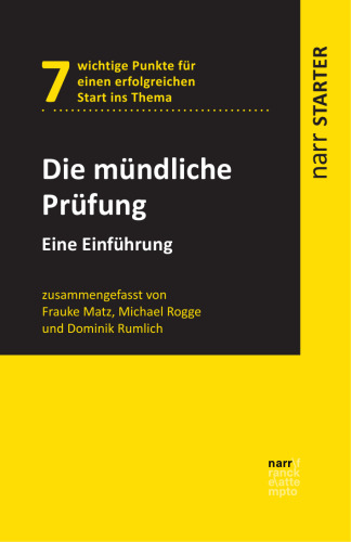 Die mündliche Prüfung: Eine Einführung