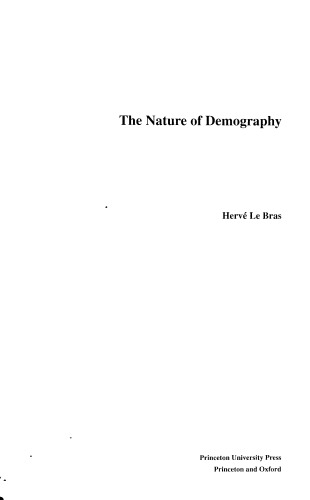 The Nature of Demography