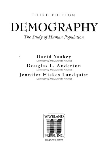 Demography: The Study of Human Population, Fourth Edition
