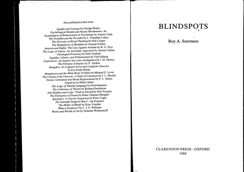 Blindspots