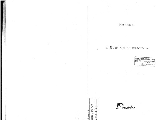 Teoria Pura del Derecho  Spanish
