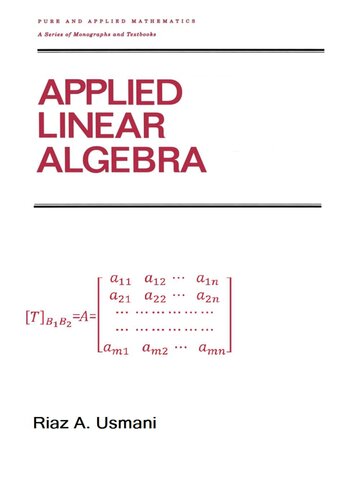 Applied Linear Algebra