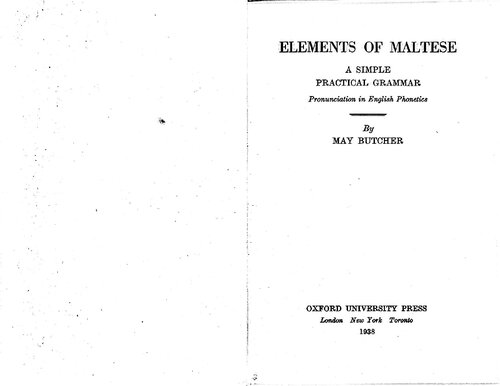 Elements of Maltese