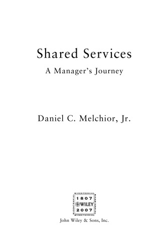 Shared Services: A Manager's Journey
