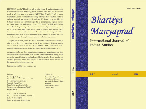 Bharatiya Manyaprad: International Journal of Indian Studies