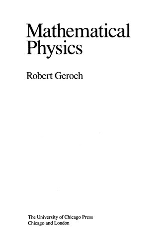Mathematical Physics