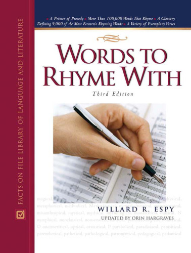 Words to Rhyme With: A Rhyming Dictionary - Third edition (Writers Reference)