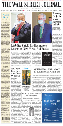 Wall Street Journal Tuesday May 5, 2020
