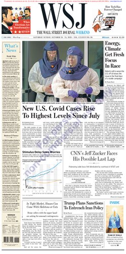 Wall Street Journal Saturday October 24, 2020