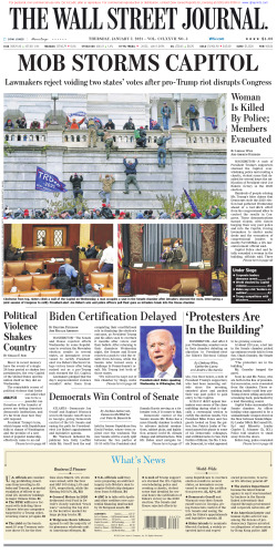 Wall Street Journal Thursday January 7, 2021