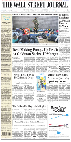 Wall Street Journal Tuesday February 14, 2021