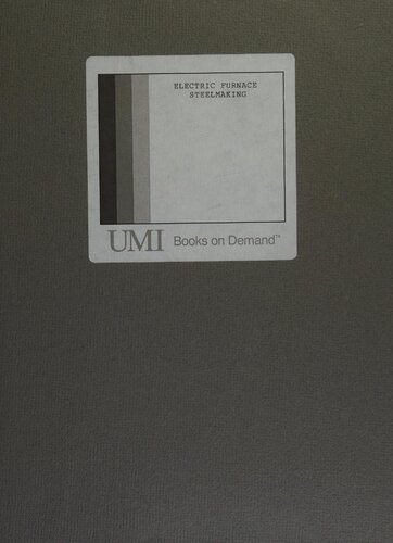 Electric Furnace Steelmaking