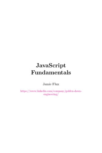 JavaScript Fundamentals