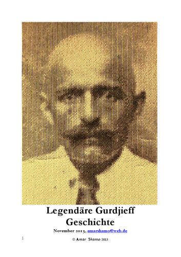 Legendäre Gurdjieff Geschichten