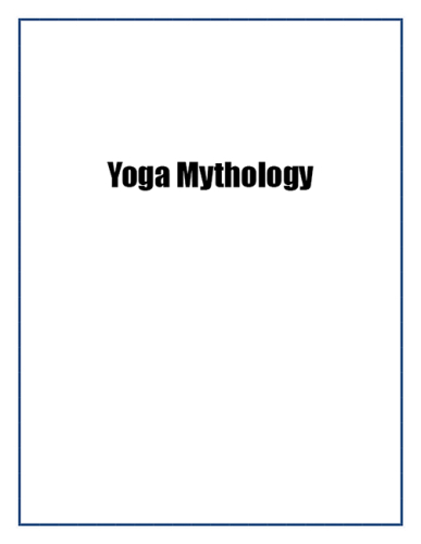 Yoga Mythology