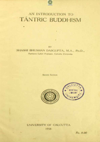 An Introduction to Tāntric Buddhism